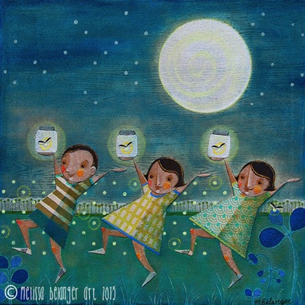"The Firefly Gatherers" 2015
24"x24" "The Firefly Gatherers" 2015
24"x24"
